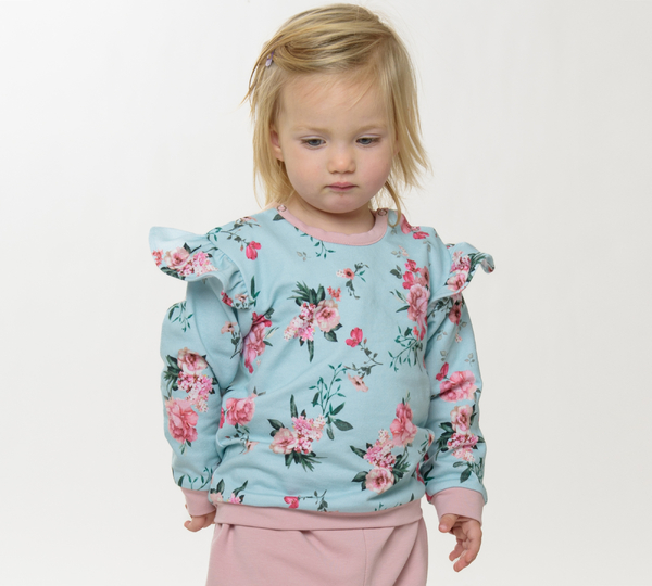 sewing pattern baby sweatshirt SOPHIE 2-in-1 photo tutorial 0m/1m–3y/4y