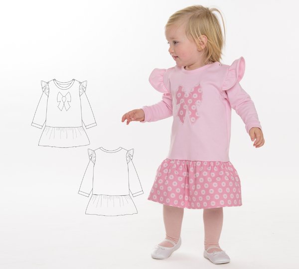 SOPHIE – Schnittmuster Sweatshirt & Kleid für Babys & Kinder (Gr. 50–104)