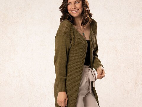 Strickanleitung Damenlongjacke "Amazonas" 763005