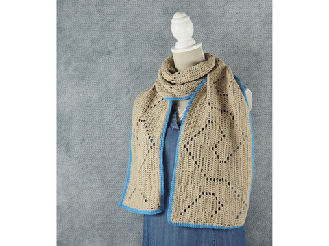 Crochet pattern geometrical motif "Murano"