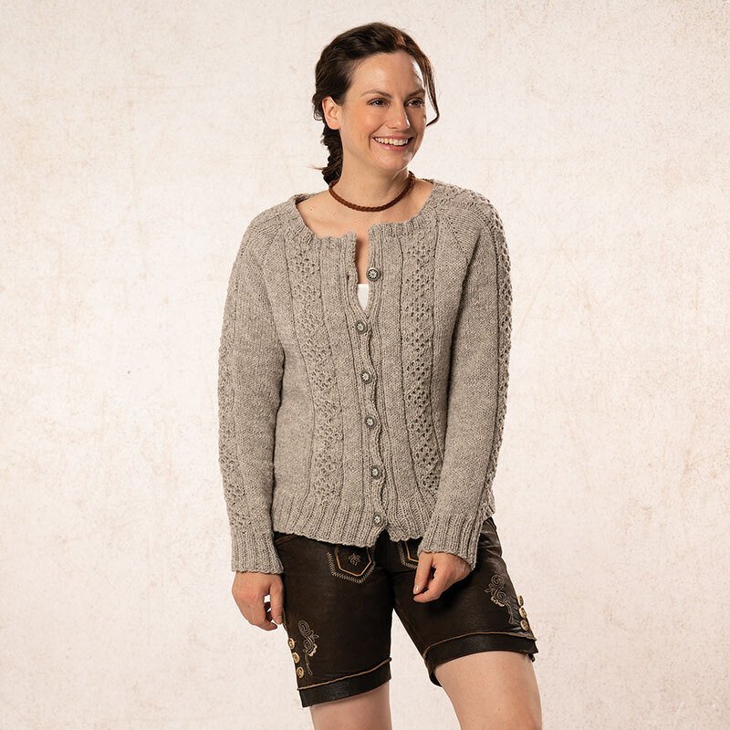 Strickanleitung Damentrachtenjacke "Trachtenwolle" 763042 - Bild 2