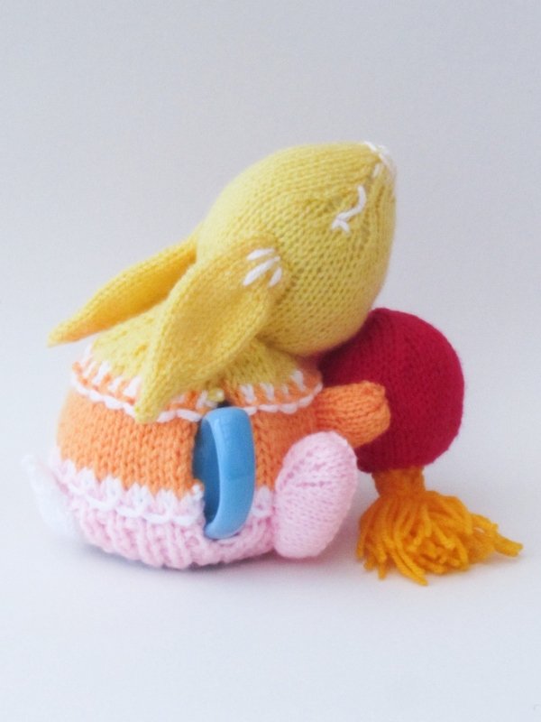Chinese New Year Rabbit Tea Cosy Knitting Pattern - Image 6
