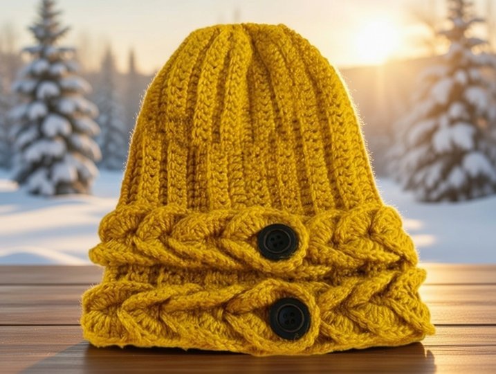 Easy Crochet Beanie Hat Pattern + Step-by-Step English Video Tutorial