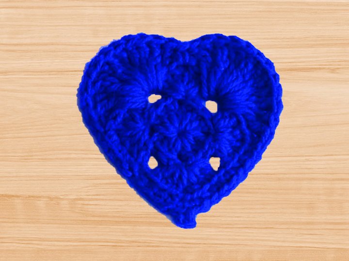 Crochet Heart Coaster Pattern | Granny Square PDF + Video Tutorial
