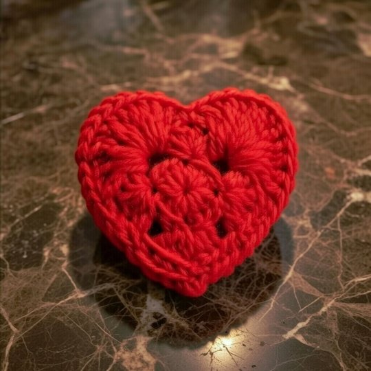 Crochet Heart Coaster Pattern | Granny Square PDF + Video Tutorial