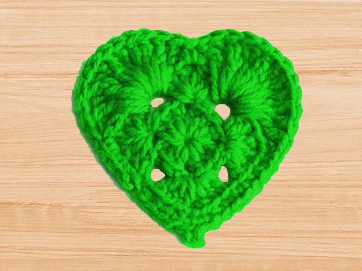 Crochet Heart Coaster Pattern | Granny Square PDF + Video Tutorial