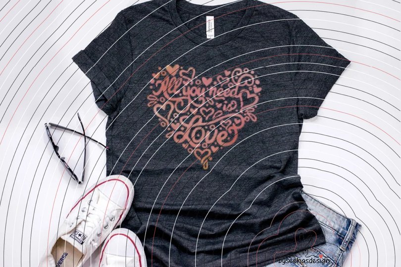 All You need is Love Plotterdatei SVG DXF