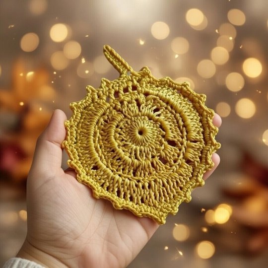 Boho Crochet Leaf Coaster Pattern – Instant Download PDF + Video Tutorial