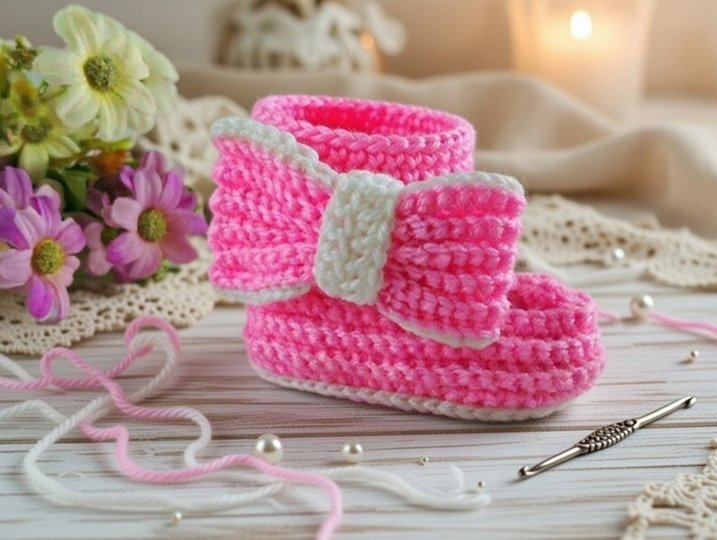 Häkelanleitung Baby-Booties PDF + Video – Converse Style Schuhe