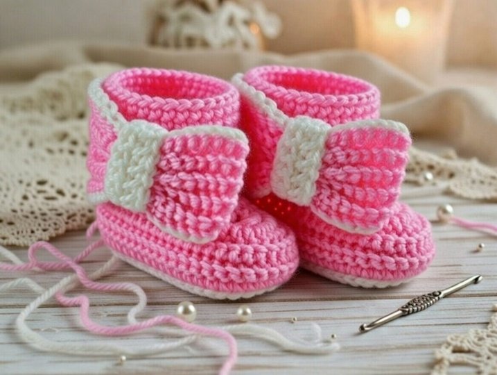 Häkelanleitung Baby-Booties PDF + Video – Converse Style Schuhe