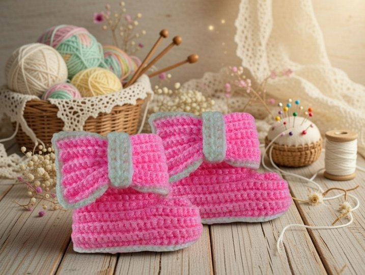 Häkelanleitung Baby-Booties PDF + Video – Converse Style Schuhe