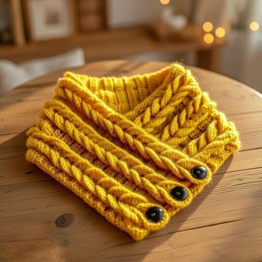 Braided Crochet Scarf Pattern – Double Layered Cowl PDF + Video