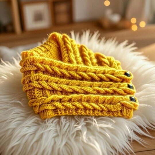 Braided Crochet Scarf Pattern – Double Layered Cowl PDF + Video