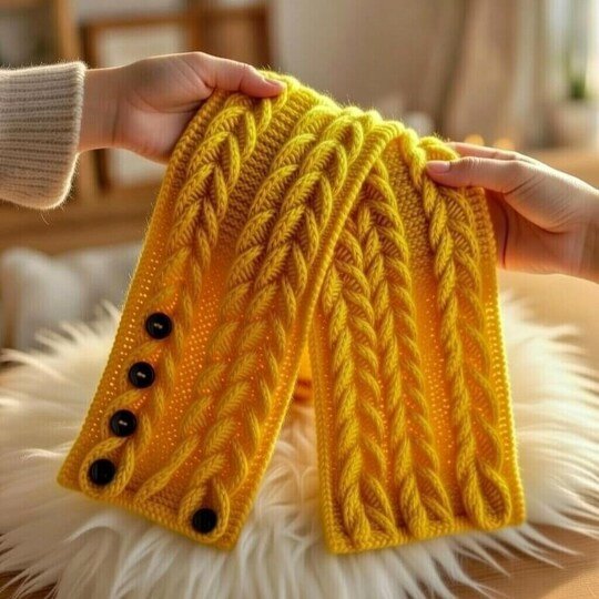 Braided Crochet Scarf Pattern – Double Layered Cowl PDF + Video