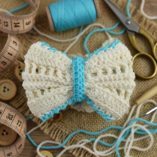 Crochet Bow PDF + Video Tutorial (English Only) – nontycrochet