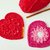 Heart Coasters with Flower Motif - Crochet Pattern
