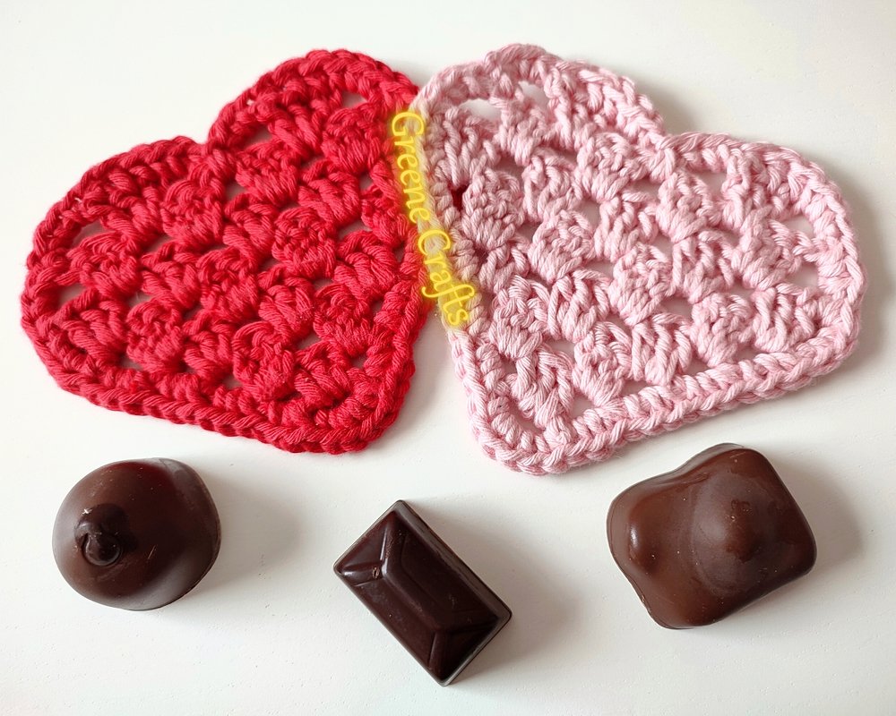 Granny Stitch Heart Coaster - Crochet Pattern - Image 7