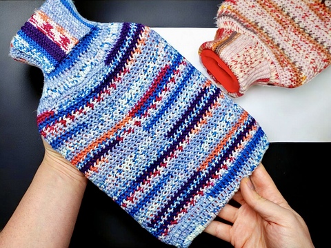 Hot Water Bottle Cover - Crochet Pattern