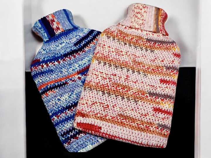 Hot Water Bottle Cover - Crochet Pattern