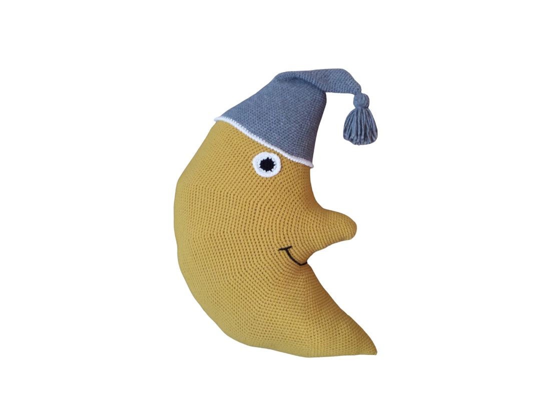 pattern crocheted moonpillow / crochet moon / crocheted moon - Image 2