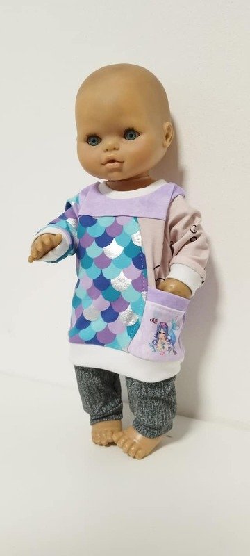 Puppen Pullover Püppi Moon für 31 - 50 cm Puppen