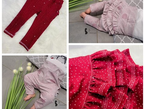 Babyhose JELLA mit Rüschenpo Gr. 50 - 92 inkl. A1