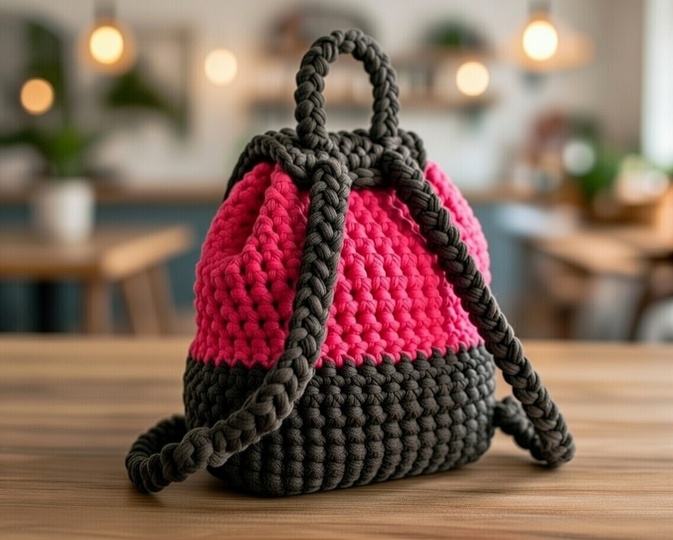 Crochet Backpack Pattern PDF – DIY Crochet Bag Video English Tutorial