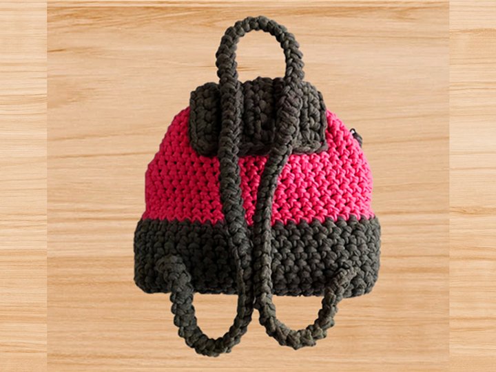 Häkel-Rucksack – DIY Häkel-Tasche Tutorial PDF (Anfängerfreundlich, Video-T