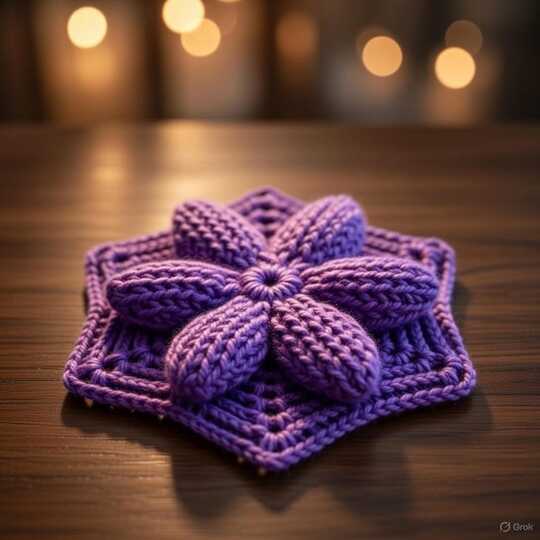 Crochet Hexagon Motif Pattern PDF + Step by Step Video Tutorial