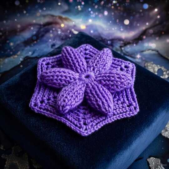Crochet Hexagon Motif Pattern PDF + Step by Step Video Tutorial