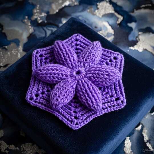 Crochet Hexagon Motif Pattern PDF + Step by Step Video Tutorial