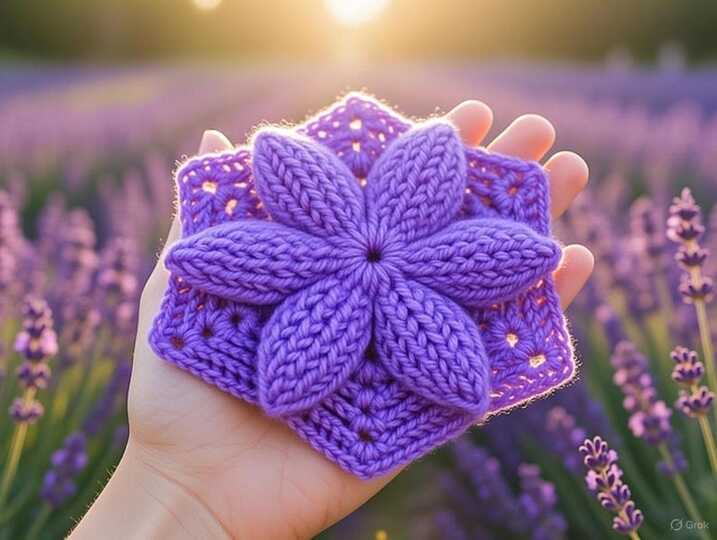 Häkel Hexagon Motiv Anleitung PDF + Schritt-für-Schritt Fotos