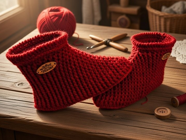 Crochet Slipper Boot Pattern • Adult Women PDF + Video Tutorial