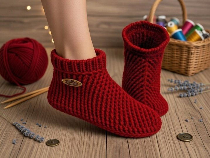 Crochet Slipper Boot Pattern • Adult Women PDF + Video Tutorial