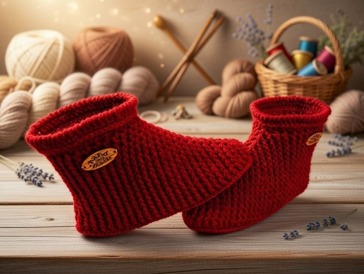 Crochet Slipper Boot Pattern • Adult Women PDF + Video Tutorial