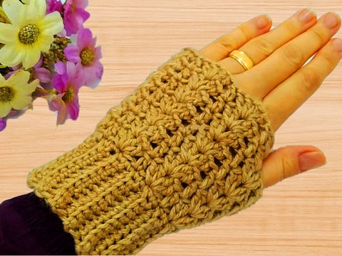 Crochet Fingerless Gloves Pattern – Easy PDF + Video Tutorial