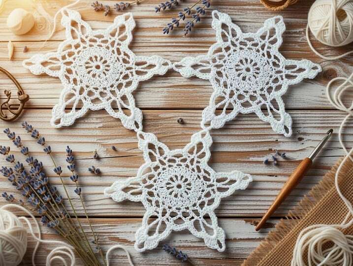 Crochet Hexagon Motif Pattern – PDF + English Video Tutorial