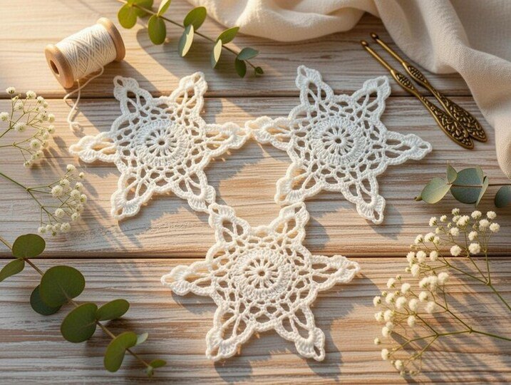 Crochet Hexagon Motif Pattern – PDF + English Video Tutorial