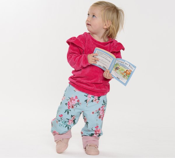 Sewing Pattern Set: “Sophie” Sweatshirt & “Fiocco” Reversible Pants (0M–4Y)