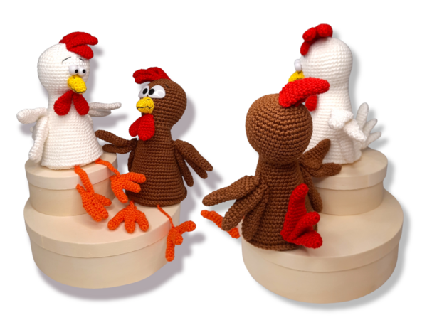 Crochet Pattern „Friedolin“ The chicken