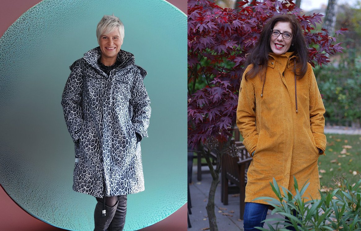 Nicandra Parka Schnittmuster für Körperlänge 168 cm