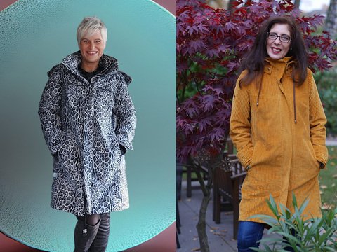 Nicandra Parka Schnittmuster für Körperlänge 168 cm