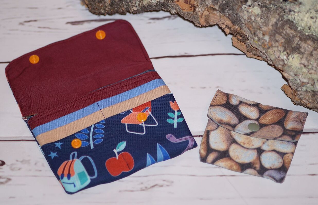 schnelles Portemonnaie Pauline nähen Geldbörse