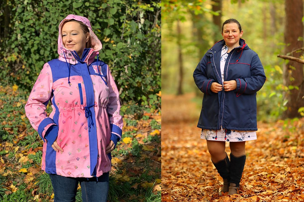 Parkaschnittmuster Nicandra für Kurzgrößen 160 cm