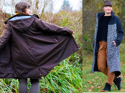 Parka Schnittmuster Nicandra in Langgröße 177 cm