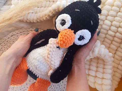 Häkelanleitung Amigurumi Pinguin Norrik / deutsch / PDF Anleitung