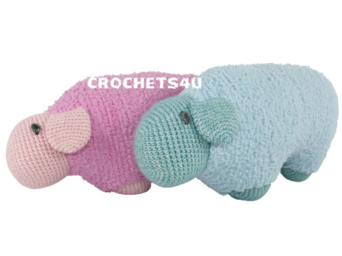 crochet pattern sheep in 1 piece