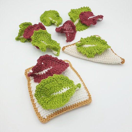 Lettuce Leaf – 3 Styles| Crochet Play Food Pattern PDF