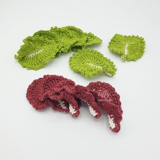 Lettuce Leaf – 3 Styles| Crochet Play Food Pattern PDF