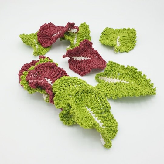 Lettuce Leaf – 3 Styles| Crochet Play Food Pattern PDF